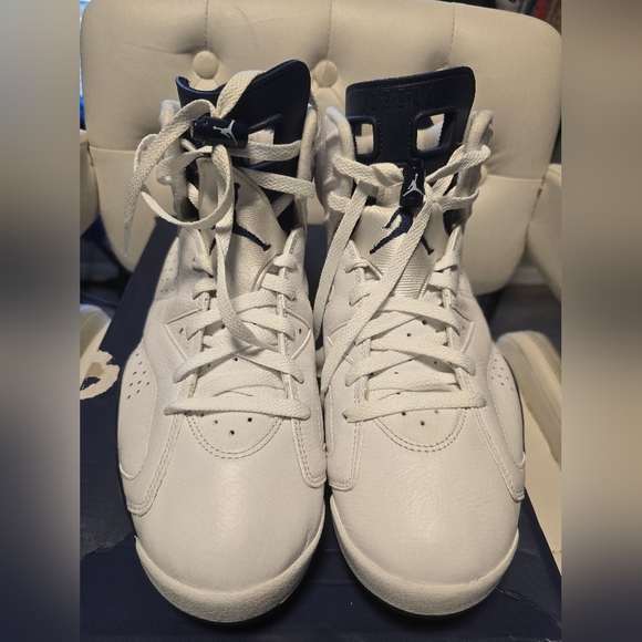 Midnight NAVY AIR JORDAN 6 ( GREAT CONDITION) - Picture 9 of 15